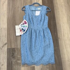 ☀️Shoshanna Sky Blue Lace  Dress